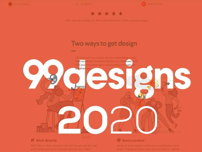 ثبت نام 99designs با پاسپورت ایرانی