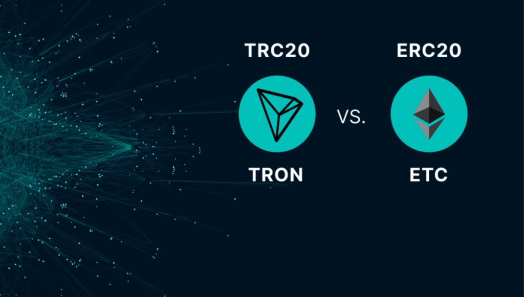 تفاوت کاربردهای تتر ERC-20 و TRC-20