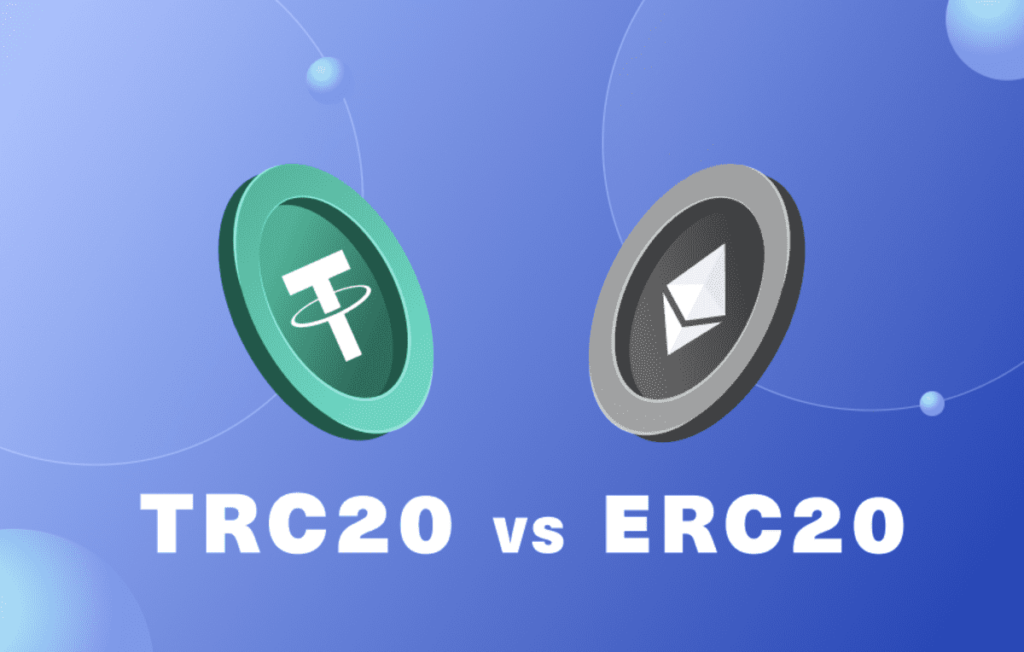 بررسی فرق تتر erc20 و trc20